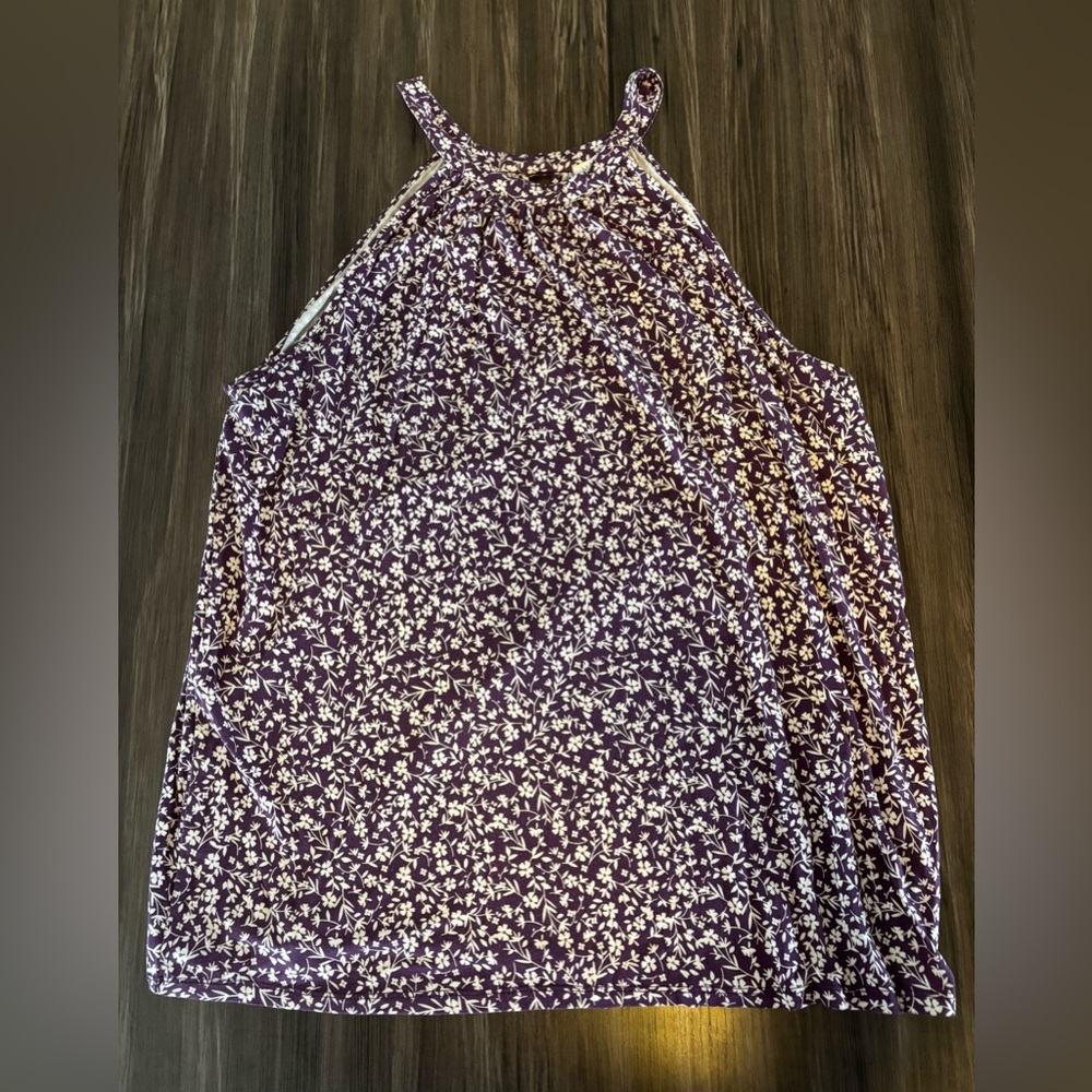 Market & Spruce Purple Tank Top
